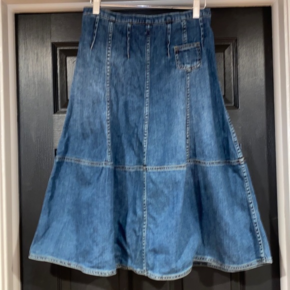 Anthropologie / Holding Horses denim skirt Sz 6 - Picture 1 of 11